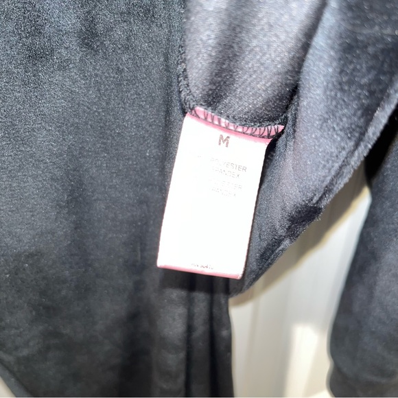 JUICY COUTURE Sleepwear Velour pijama 2 Set Black Size M spell out silver - Picture 6 of 11